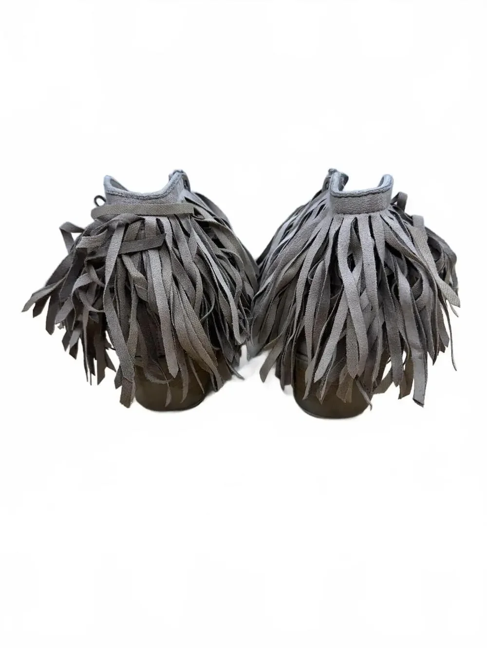 Fringe‎ Suede Ankle Boots Boho Chic Style